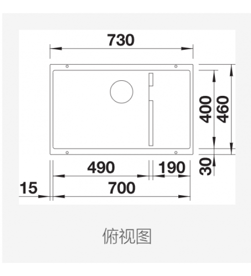 Blanco铂浪高SUBLINE 700-U Level花岗岩水槽